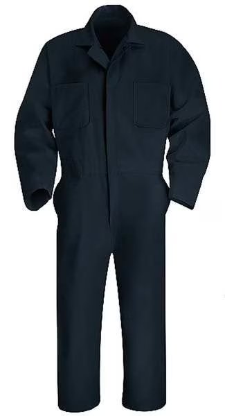 Coverall, Chest 52In., Navy, Vf Workwear, Mfr#: CT10NV LN 52