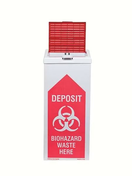 Biohazard Burn Box, 27 In. H, PK6, EnjoyTool Select, Mfr#: 17-788