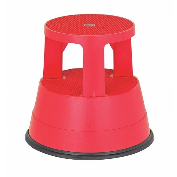2 Steps, Plastic Step Stool, 300 lb. Load Capacity, Red, Xtend + Climb, Mfr#: 961