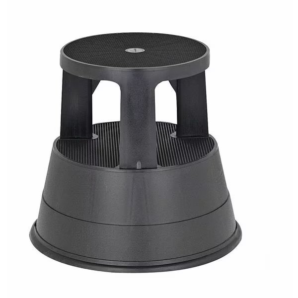 2 Steps, Plastic Step Stool, 300 lb. Load Capacity, Black, Xtend + Climb, Mfr#: 962