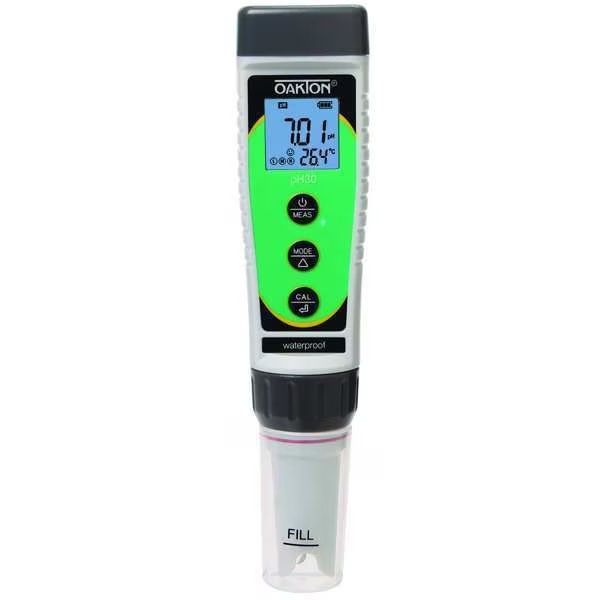 PH Tester 30, H20 Proof, -1.0 to 15, 1-3 pt, Oakton, Mfr#: WD-35634-30