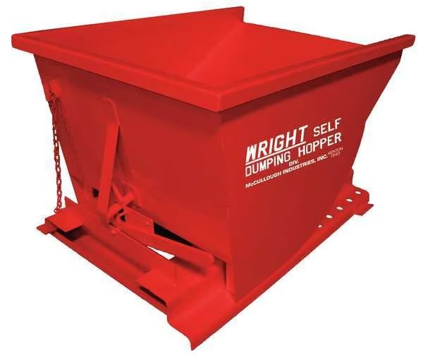Self Dumping Hopper, 4000 lb, Red, EnjoyTool Select, Mfr#: 2577 RED