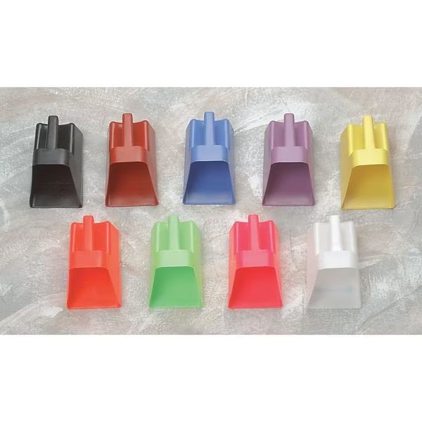 Scoop, Polypropylene, 3 qt, Yellow, Tolco, Mfr#: 240104