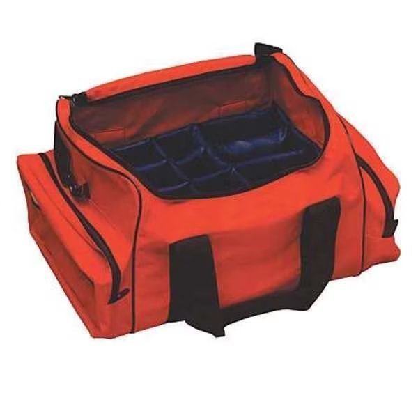 Trauma Bag, Nylon, Orange, 20"x12-1/2"x9", Emi, Mfr#: 802