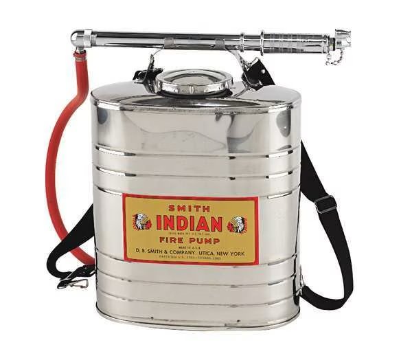 5 gal. Fire Pump with Smith Pump, Stainless Steel Tank, Indian, Mfr#: 179015-17