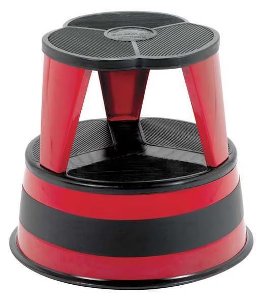 Office Step Stool, 14-1/2" H, 350lb Red, Cramer, Mfr#: 1001-43