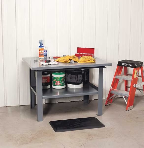 Fixed Work Table, Steel, 60" W, 36" D, Jamco, Mfr#: WF460GP