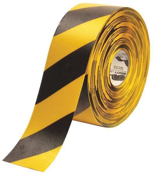 Marking Tape, Roll, 4In W, 100 ft. L, Mighty Line, Mfr#: 4RYCHV