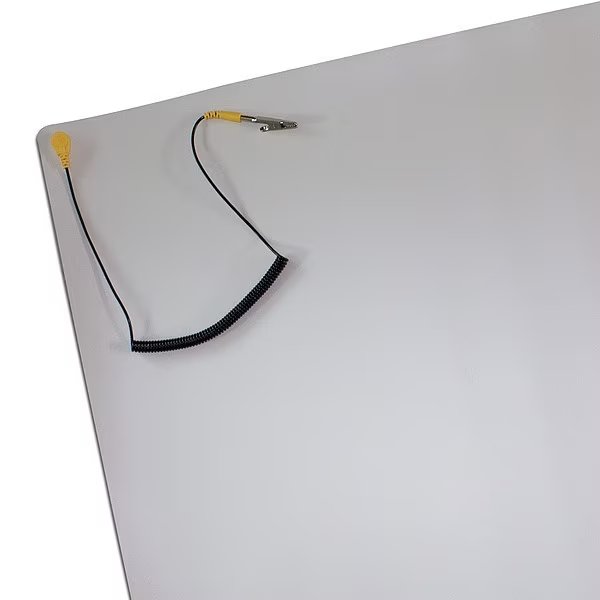 Dissipative Table Mat, 2 x 2 ft, w/Strap, Eclipse, Mfr#: 900-116