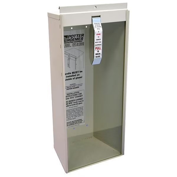 Fire Extinguisher Cabinet, Surface Mount, 19 in Height, 6 lb, Econ, Mfr#: 9751-IC