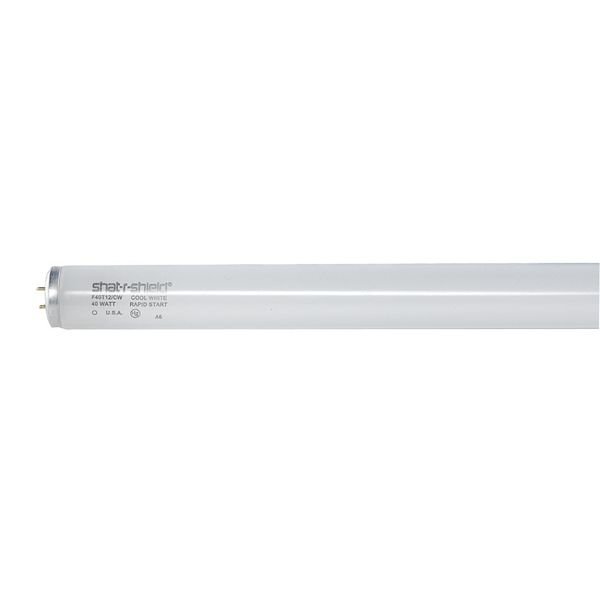SHAT-R-SHIELD 59W, T8 Linear Fluorescent Light Bulb, Shat-R-Shield, Mfr#: 43548S