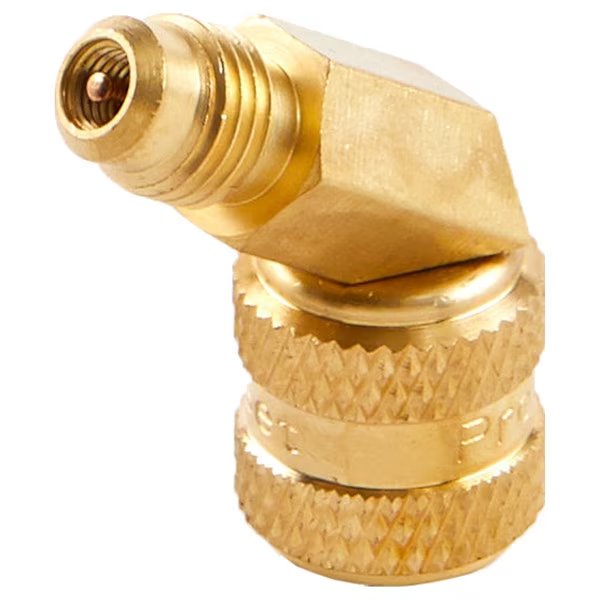 Hose Angled Adaptor, 1-3/4" L, For HVACR, Pro-Set, Mfr#: AD87S