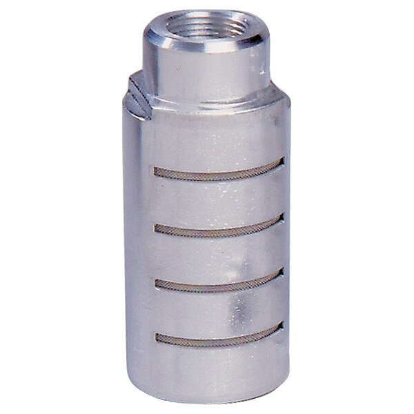 Muffler, Aluminum, 1" Air Inlet, NPT, Arrow Pneumatics, Mfr#: ASQF - 8F