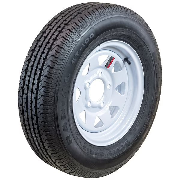 Trailer Tire Wheel Assembly, 13x4.5 5-4.5, Hi-Run, Mfr#: ASR1200