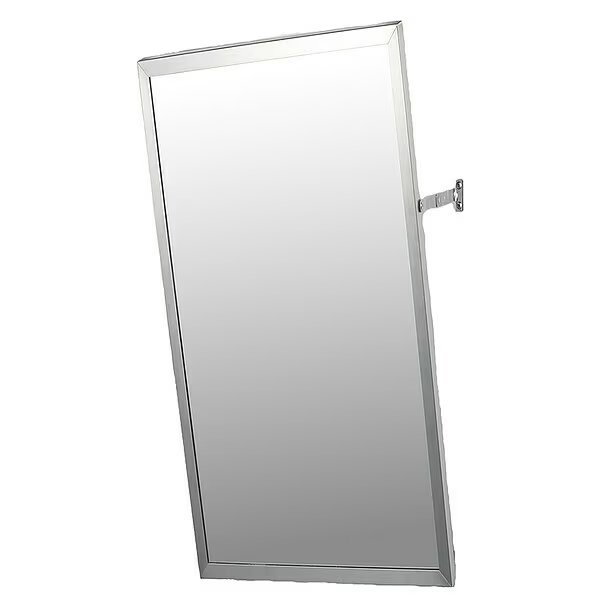 16" x 30" Surface Mounted Adjustable Tilt Washroom Mirror, Ketcham, Mfr#: ATM-1630