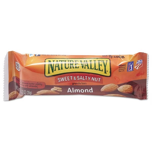 Granola Bar, Almond, 16 PK, Nature Valley, Mfr#: AVT-SN42068