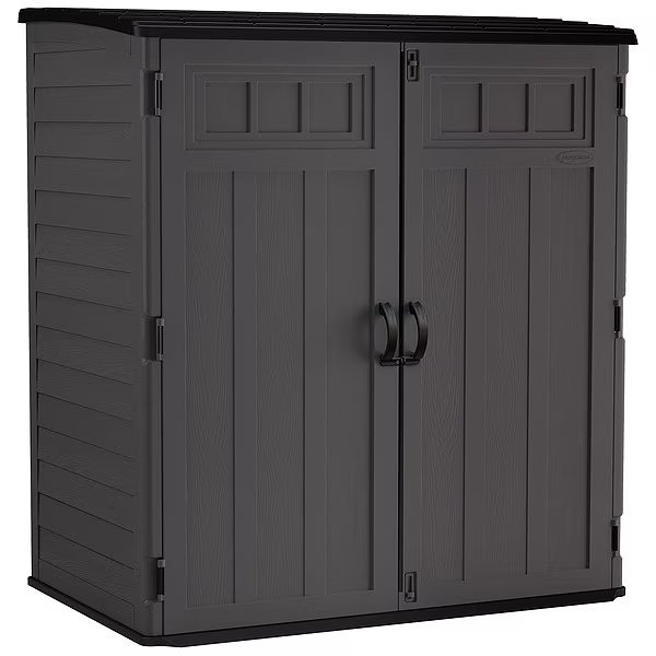 106 cu. ft. Multi-Wall Resin Plastic Storage Cabinet, Dark Gray, Suncast, Mfr#: BMS6225D