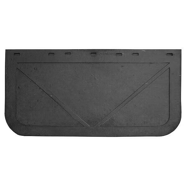 Mud Flaps, 12 in X 24 in, Rubber, Black, 1 PR, Buyers Products, Mfr#: B2412LSP