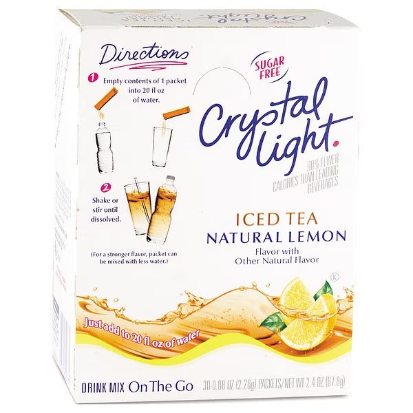 Iced Tea, 0.16 oz., PK30, Crystal Light, Mfr#: KRF00757