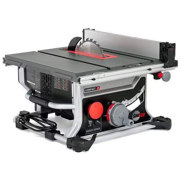 Compact Table Saw 10 in Blade Dia., 24 1/2 in, Sawstop, Mfr#: CTS-120A60