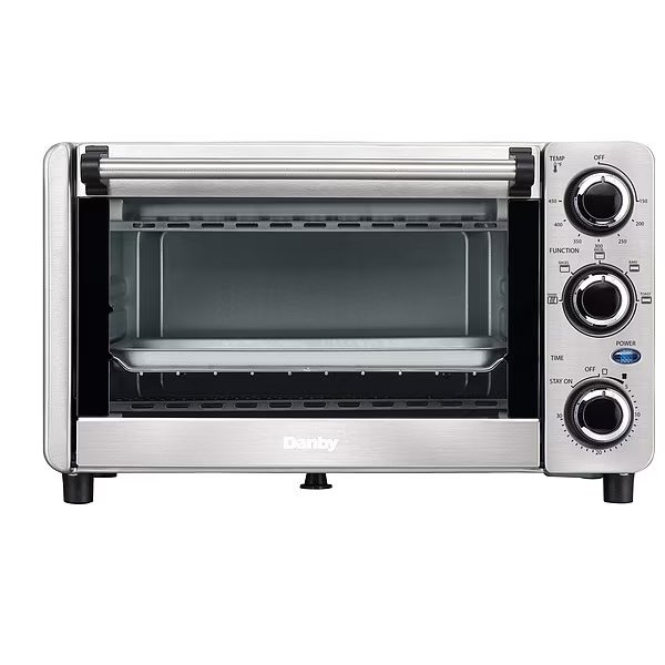 Slice Countertop Toaster Oven, Danby, Mfr#: DBTO0412BBSS