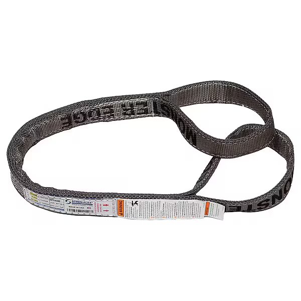 Web Sling, Flat Eye, 6 ft L, 11000 lb Cap., Stren-Flex, Mfr#: EEF-4-902ME