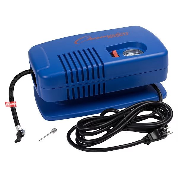 Inflating Pump, 6.5 lb., Plastic, Size 8in, Champion Sports, Mfr#: EP1500