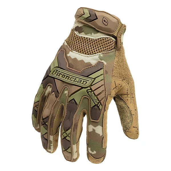 Tactical Gloves, Camouflage, XL, PR