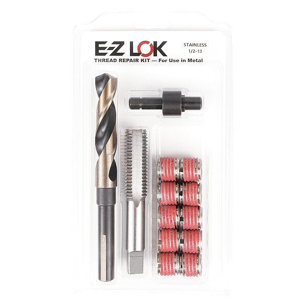 Thread Repair Kit, Self Locking Thread Inserts, 18-8 Stainless Steel, 10 Inserts, EnjoyTool Select, Mfr#: EZ-303-8