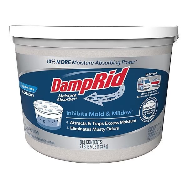 Moisture Absorber, Tub, 8 11/16" L, Damprid, Mfr#: FG50FFESB
