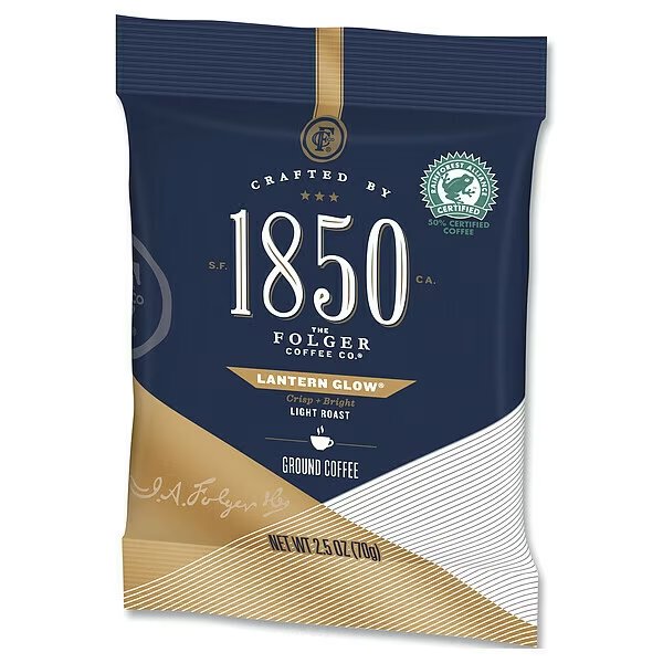 Coffee, Light Roast, Caffeinated, PK24, Folgers, Mfr#: 21510
