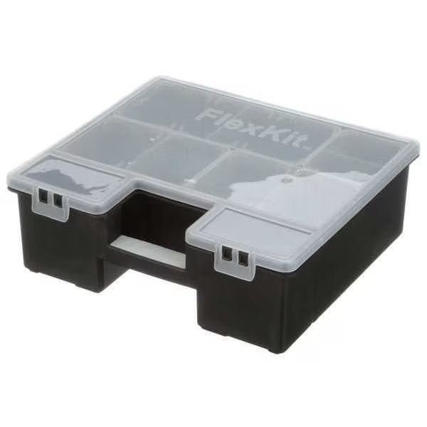 Stackable Compartment Box with 14 compartments, Plastic, 4 1/4 in H x 12 13/32 in W, Flexcart, Mfr#: FC-50PB