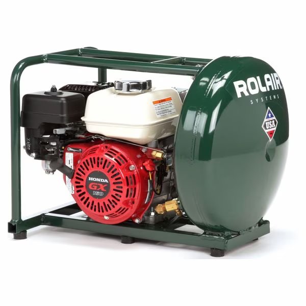 Portable Gas Air Compressor, 5.5 hp, Rolair, Mfr#: MDL GD5000PV5H