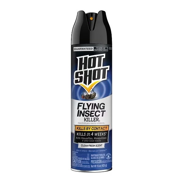 15 oz. Aerosol Indoor/Outdoor Flying Insect Killer, Hot Shot, Mfr#: HG-96310