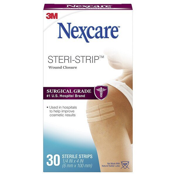 Skin Closure, 0.25x4", PK12, Nexcare, Mfr#: H1546