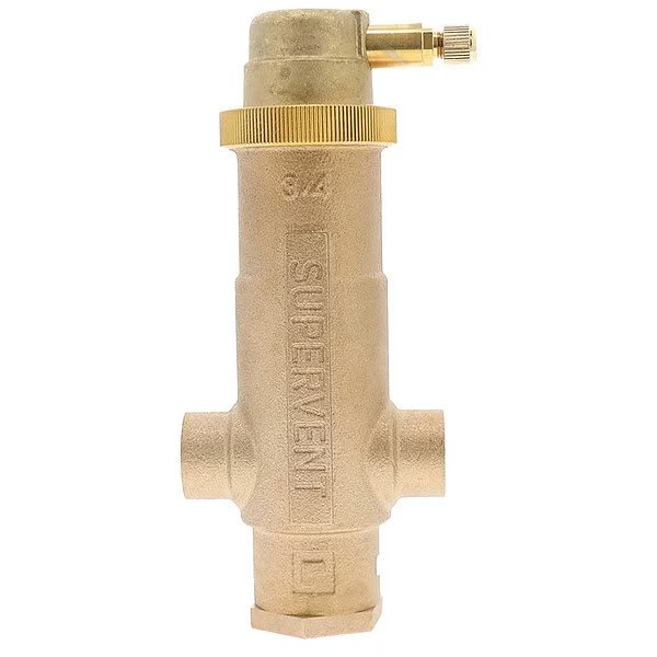 Hydronic Air Vent, 3/4 in Sweat, Resideo, Mfr#: PV075S/U