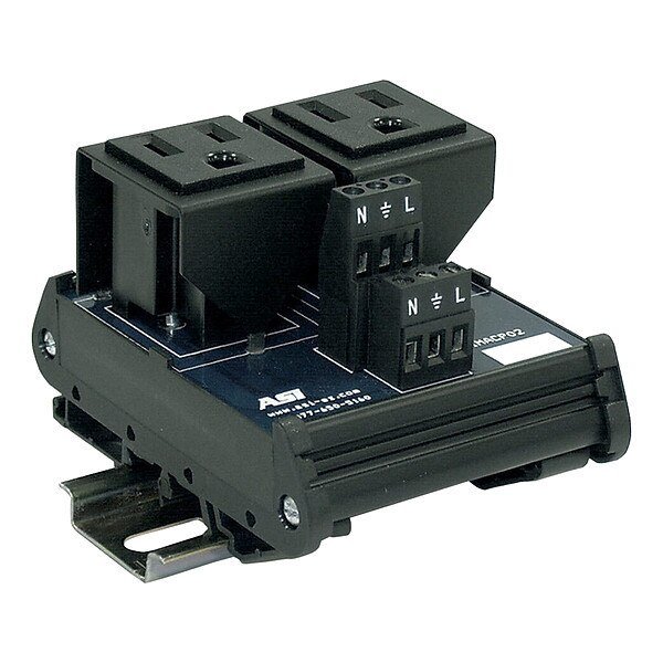 Module, DIN Rail, 15 A, 125VAC, 2.8" W, Asi, Mfr#: IMACP02