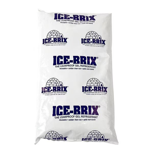 Ice-Brix Poly Pouch, Reuseable, Leakproof, 48 oz., Pk3, Polar-Tech, Mfr#: IB 48