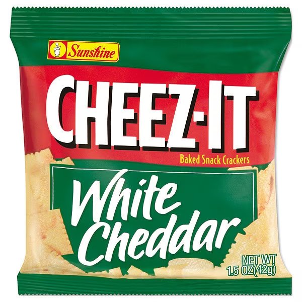 1.5 oz. White Cheddar Crackers, 8 PK, Cheez-It, Mfr#: 2410012654