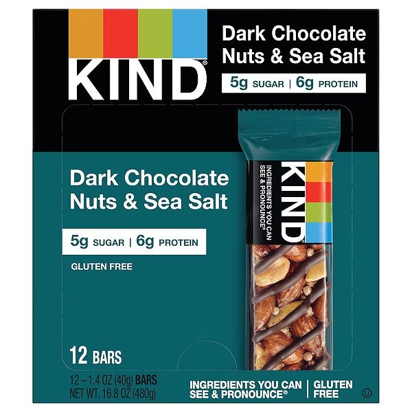 KIND Chocolate Nuts and Spices Bar, 12 PK, Kind, Mfr#: 17851