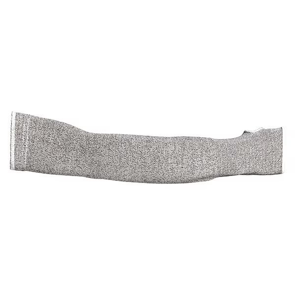 Cut-Resistant Sleeve, Cut Level A5, Seamless Knit, 18 in Length, Thumbhole, Gray/White, XL, Superior Glove, Mfr#: KTAFGT18SFT