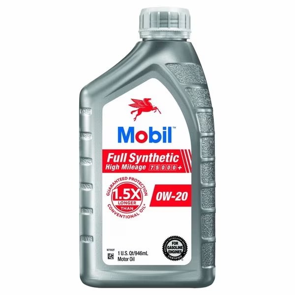 Engine Oil, 1 qt, Synthetic, Mobil, Mfr#: 125203