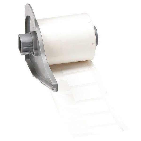 Label, 1 3/16 in W, 25/32 in H, White, Brady, Mfr#: M7-1-425-FP
