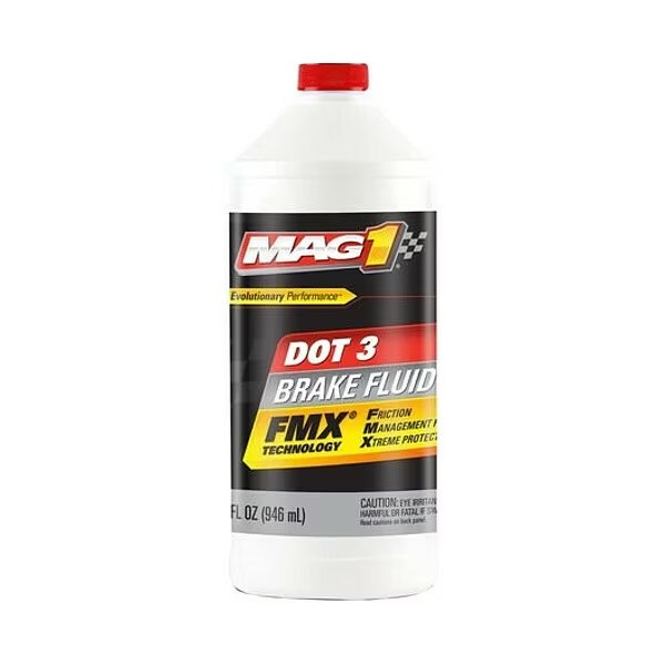 DOT 3 Brake Fluid, 32 oz, Glycol Base, Mag 1, Mfr#: MAG1120