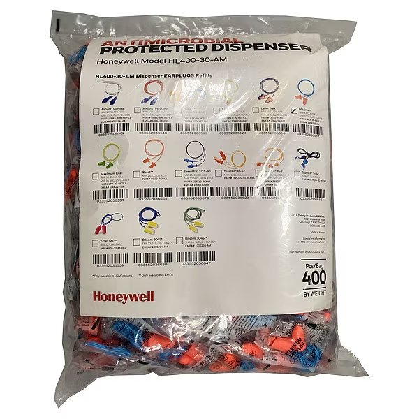 Earplug Dispenser Refill, PK 2000, Honeywell Howard Leight, Mfr#: MXM-30-REFILL