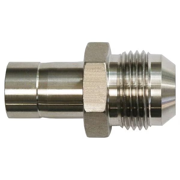 Male AN Adapter, Gas, N2427, Brennan Industries, Mfr#: N2427-04-04-SS