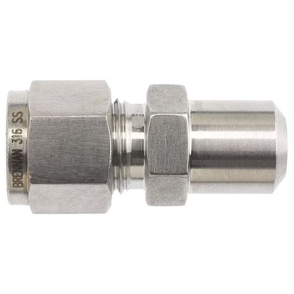 Pipe Weld Connector, Gas, N2425, Brennan Industries, Mfr#: N2425-06-06-SS