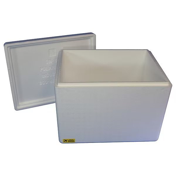 Insulated Overnight Shipping Foam & Carton, 1-2 Day, Height: 20-1/2", Polar-Tech, Mfr#: ON69C