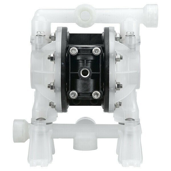 Diaphragm Pump, Poly/Poly/Ptfe/Ptfe, 1/2, Aro, Mfr#: PD05P-APS-PTT-B