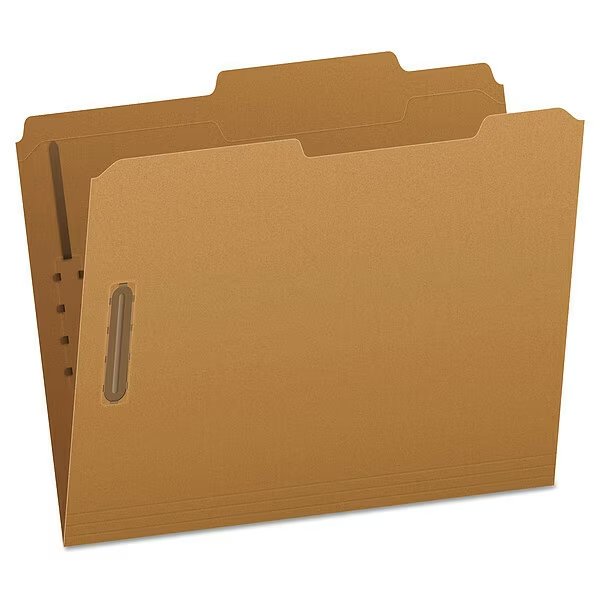 File Folders 8-1/2" x 11", 2/5-Cut Tab, Brown, Pk50, EnjoyTool Select, Mfr#: PFXFK213